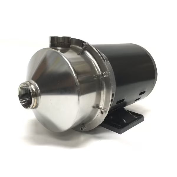 Stainless Steel Pump, Carbon/Silicon Carbide/Viton Seal, 1.5 HP, ODP Motor, BEP = 45 gpm, American Stainless Pumps, Mfr#: C143254ED3F